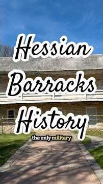 History of Frederick, Maryland’s Hessian Barracks #bestaddress #history #barracks #revolution