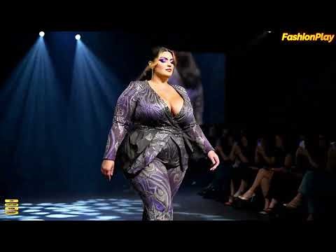Plus Size Model Dazzles on the Runway: Celebrating Body Positivity and Confidence