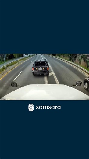 Samsara on Instagram: "Fake crash, real footage. A car reversed into a truck to fake a claim—our dash cam caught every second. This is why fleets trust Samsara."