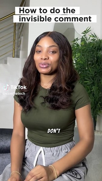 How to Do an Invisible Comment on TikTok