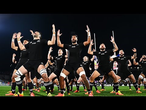 Dane Coles leads the All Blacks haka for the first time