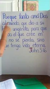 John 3 16 in Spanish