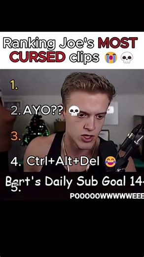Ranking Joe Bart's MOST CURSED moments #joebart #joebartolozzi #shorts