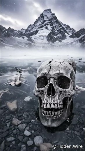 A remote Himalayan lake filled with 1,200-year-old skeletons. But no one's sure how they g