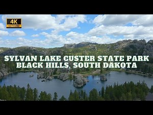4K Drone Footage - Sylvan Lake - Custer State Park - Black Hills, South Dakota