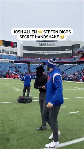24K views · 247 reactions | Of course Josh Allen and Stefon Diggs have a special handshake. 欄 Via: @nfl | Sunday Night Football on NBC | Facebook