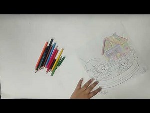 6 6 Year Old Coloring Pool Scene | Kids Coloring Printable | Fast Fun Coloring