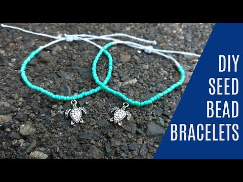 DIY Seed Bead Wax String Friendship Bracelets | Tutorial Inspired by Pura Vida Bracelets!