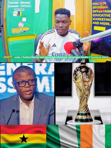 99K views · 4.6K reactions | GHANA, NIGERIA & COTE D’IVOIRE TO HOST THE WORLD CUP - SPORTS MINISTER | Hussein Adams | Facebook