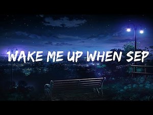 Green Day - Wake Me Up When September Ends (Lyrics) Lyrics Video