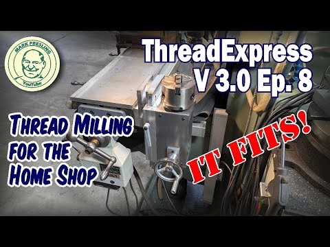ThreadExpress V3. Ep.8 How To Build a Thread Milling Attachment for Your Knee Mill.