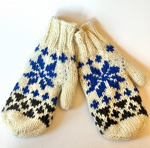Hand-woven Wool Mittens | Fleece Lined Winter Gloves - Etsy Australia