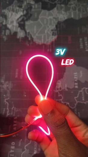3v flexible LED neon light pink #shorts #neonlights #fxzeletronic