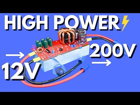 Build a High Power DIY DC to DC Boost Converter in Minutes! Step-by-Step Tutorial