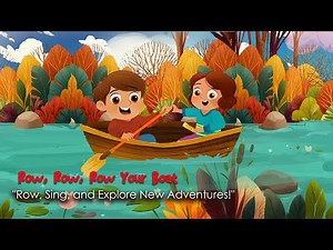 🚤 Row, Row, Row Your Boat 🎶 | A Classic Kids' Song | Joy's Wonder Books 📚