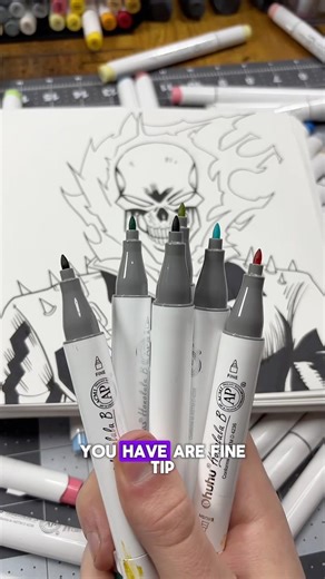 HOW to COLOR with FINE TIP MARKERS! #art #beginnerarttips #drawing #tutorial #tips #tipsandtricks
