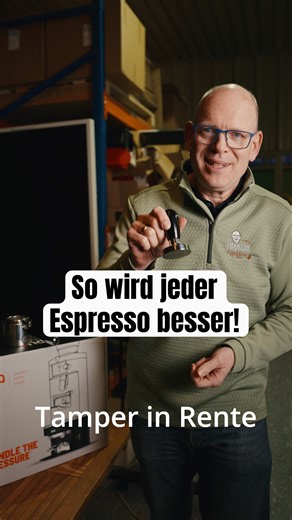 Perfect espresso through even tamping with the PUQ Press