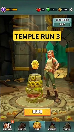 Temple Run 3 Part 1: Let’s Start the Adventure