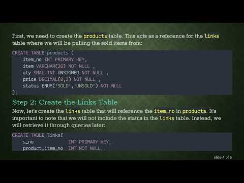 Linking Two Tables with Foreign Key Conditions in SQL