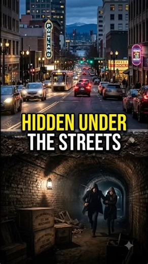 The Dark Secret Hiding Beneath Portland’s Streets 🚇 #shorts #history #portland #mysteries