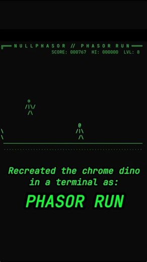 Phasor Run #terminal #coding #linux