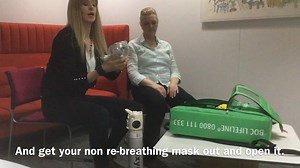 Oxygen safety film - How to use an oxygen cylinder