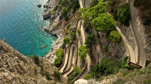 Via Krupp Capri Italy Марина - Free video on Pixabay