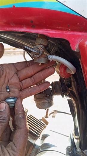 Fuel Spring 😯 Bike Experiment 🤯 #shorts #bikerepair #bikerestoration #experiment