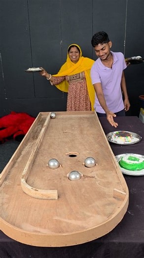 Steel Ball Roll Vs Cake Challenge part 93 #reelschallenge | Sunita Mummy Challenge