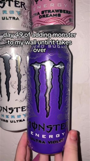 day 499999 #monster #room #wall #monsterenergy #fyp | Monster Energy