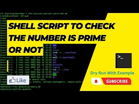 UNIX Shell Script / Program to check given number is prime or not | Unix Shell Programming Tutorial
