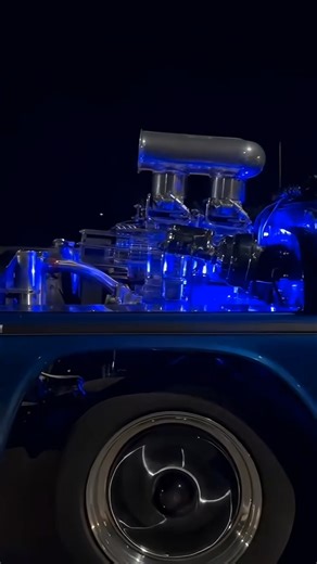 Blown 1965 Chevy C10 💨 408ci Supercharged Monster #carshorts #classiccars #hotrod