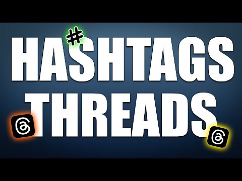 How to Use HASHTAGS on THREADS 2023? (Threads, an Instagram App)