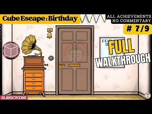 Cube Escape Birthday Full [All Achievements]