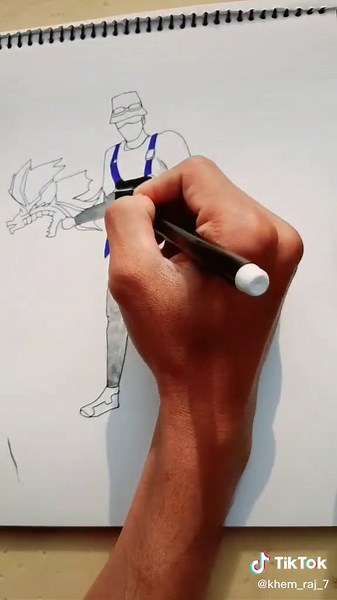 Drawing EVO Gun Emote FF - Step-by-Step Guide