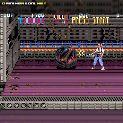 Sub-boss of the third stage of Aliens (Arcade, 1990) #short #konami #alien #shorts #arcade