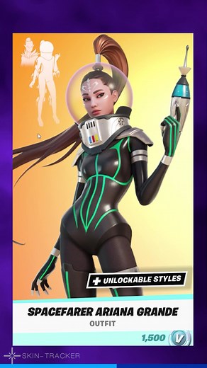 Skins de Ariana Grande en Fortnite: Spacefarer