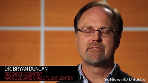 NASA use satellite maps to track pollution trends