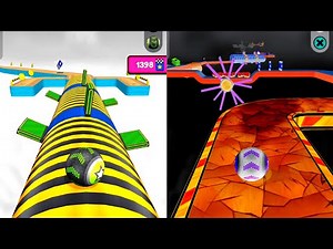 Reverse Night Mode vs Normal – Going Balls LIGHTNING Fast Run! Mobile #Gaming #Ball