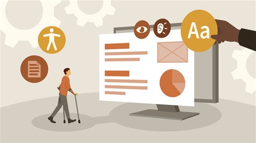 Videotutorial Texto alternativo en imágenes - Documentos accesibles: Buenas prácticas | LinkedIn Learning, antes Lynda.com