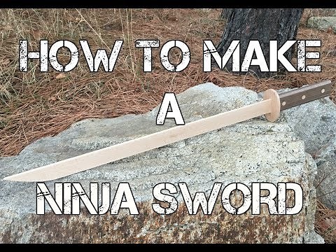How To Make a Wooden Toy Ninja Sword