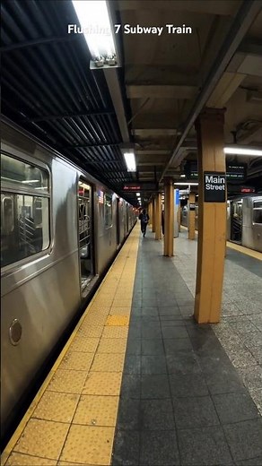Subway Entrance #7 Flushing Main Street Subway Station #Flushing #Subway #train