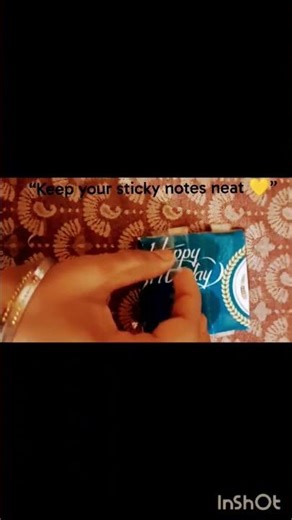 Easy Desk Craft | Ep 9 – Sticky Notes Holder 💛✨