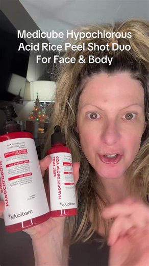 medicube] Hypochlorous Acid Rice Peel Shot Duo For Face & Body | Gentle Exfoliating Serum for Dead Skin Cells & Pore Care, Blackheads & Excess Sebum Control | Rice Extract, Hypochlorous, Panthenol for Hydrating & Smoothing Care @medicube global @medicube US Store #skincare #kbeauty #tiktokshopcreatorpicks #creatorsearchinsights #medicube