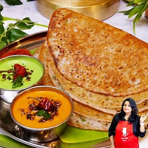 1.4M views · 6.8K reactions | 2 Min में ज्वार का डोसा व लाल चटनी बिना...