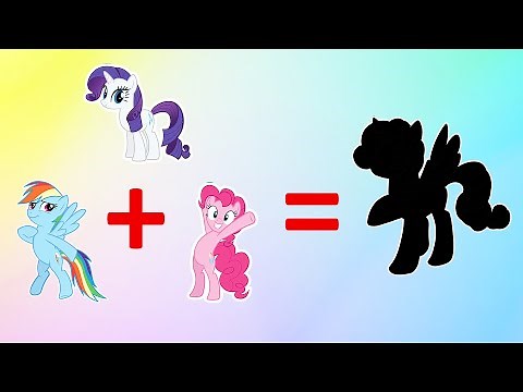 My Little Pony Fusion - Rainbow Dash, Rarity, Pinkie Pie.
