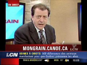 Jean-Luc Mongrain et les écureuils