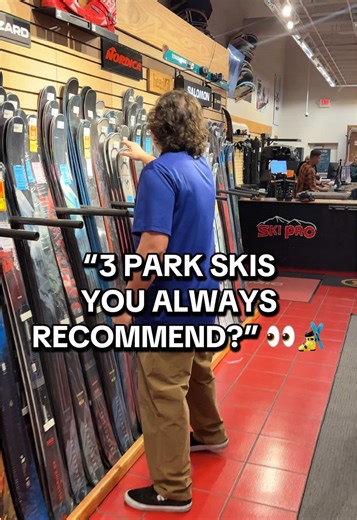 3 Park Skis you need to know this season 🎿👇❄️ 🧨 K2 Omen Team • Built for park, street & resort laps… perfect for BIG jumps, rails, and playful skiing • Aspen micro core carbon & triaxial braiding = super poppy and durable • Twin rocker true twin tip = smooth takeoffs & confident switch landings ✅ Best for: strong intermediate-advanced park riders & jump-focused skiers 🍯 LINE Honey Badger • Freestyle twin that’s fun on rails, smaller jumps, and the whole park • Symmetric flex multi-radius sid