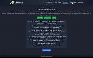 Javascript API Generator
