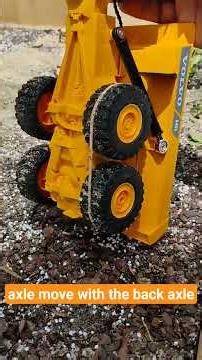 How to Cheaply make a live axle on a R/C dump truck.